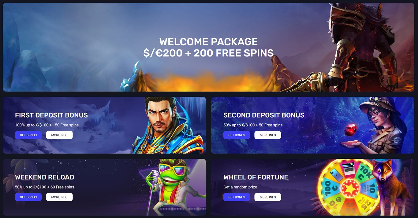 Typical Casino Bonuses Casino Promotions Page