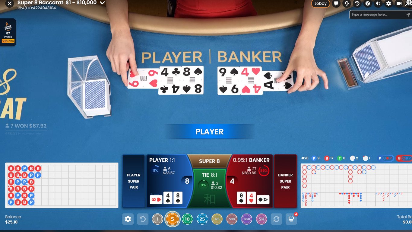 Live Baccarat by Pragmatic Play. This is Good Game!