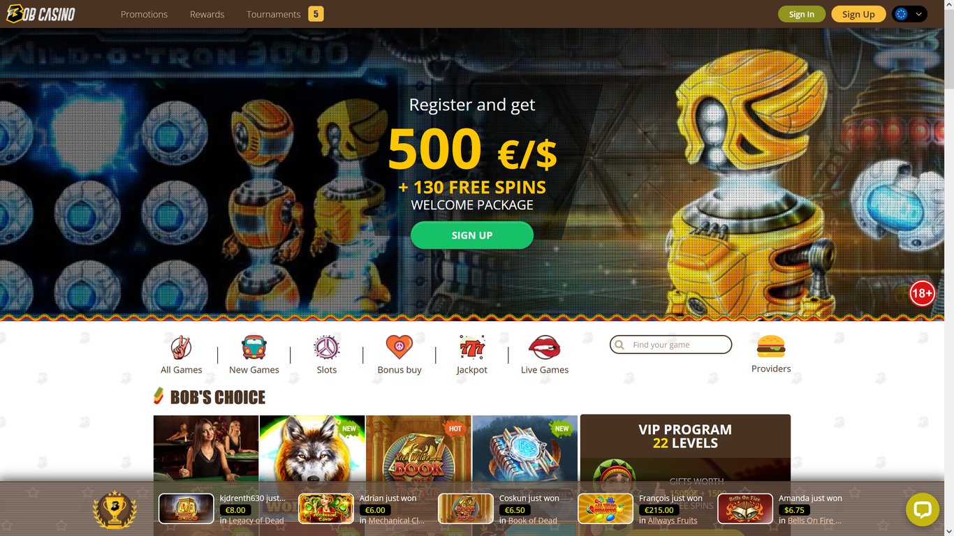 Bob Casino Site