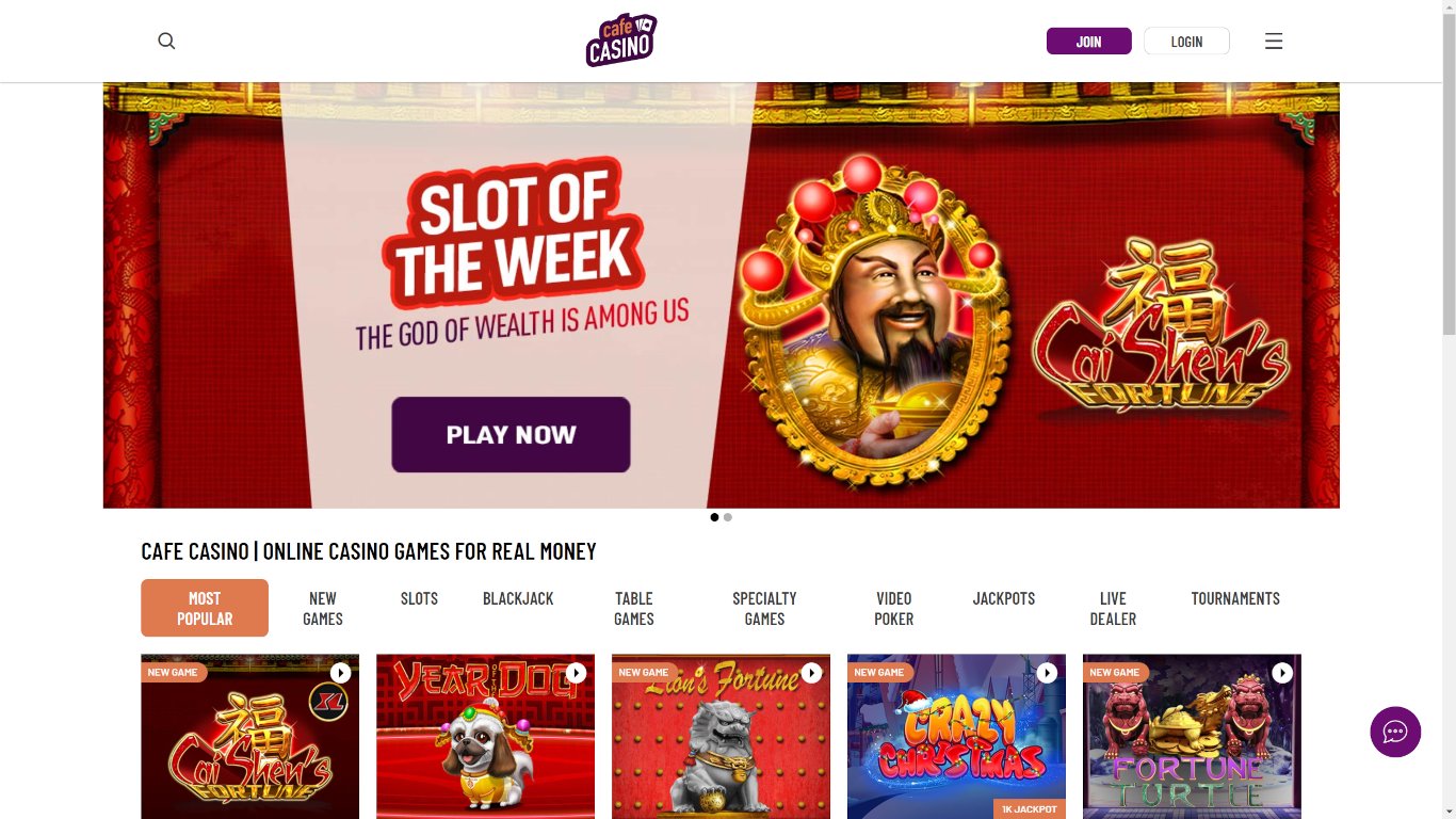 Cafe casino online