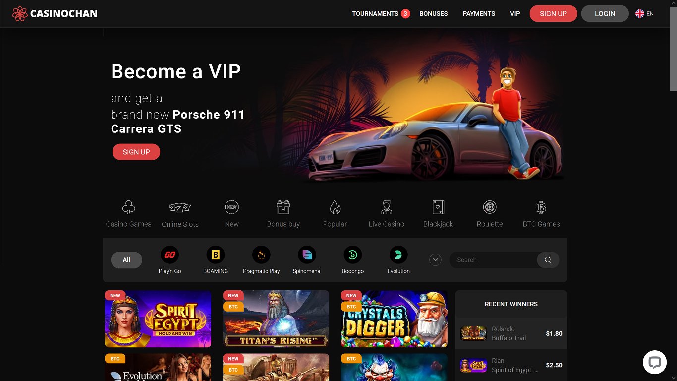 Chan Casino Site