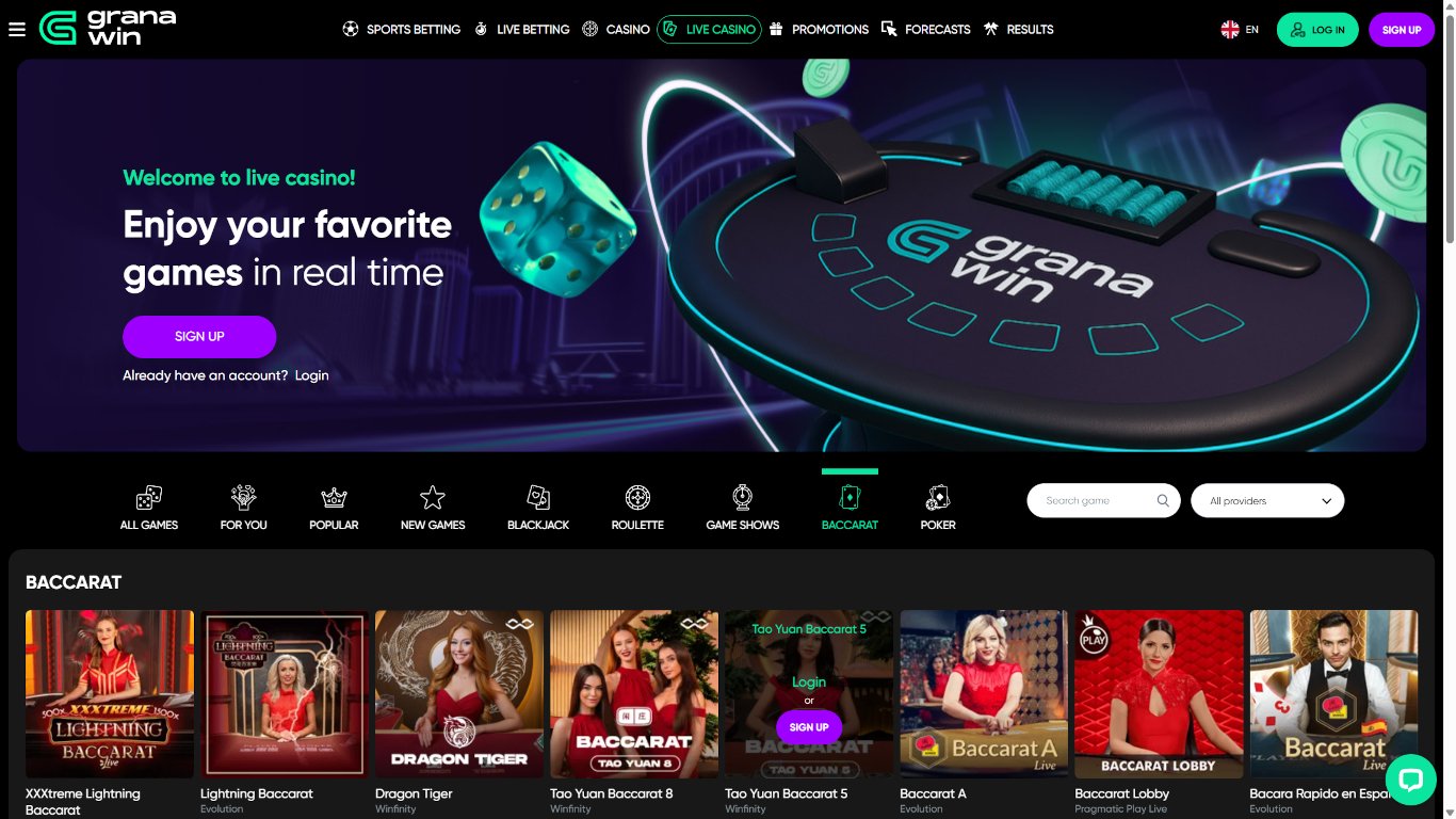 GranaWin Casino Site