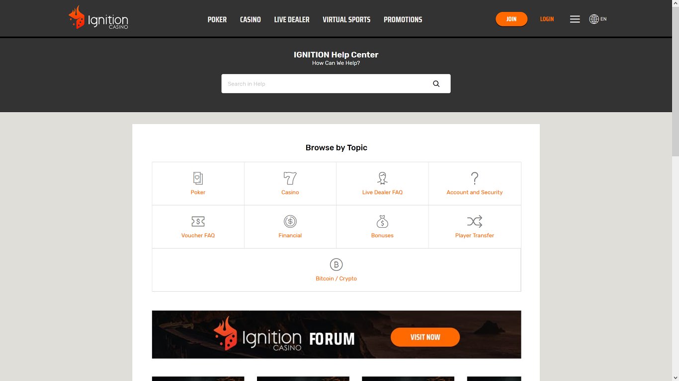 Help and Banking Questinos in Ignition