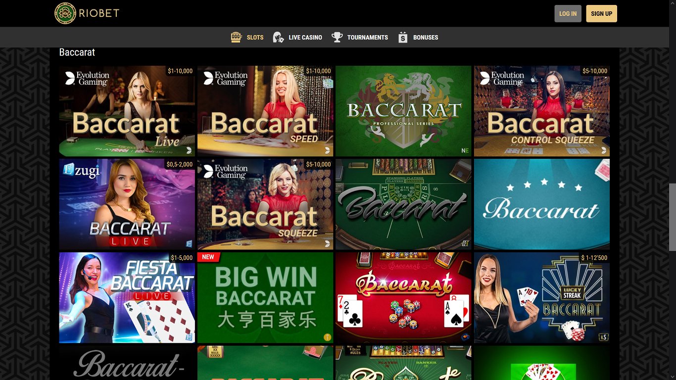 RioBet Casino Games