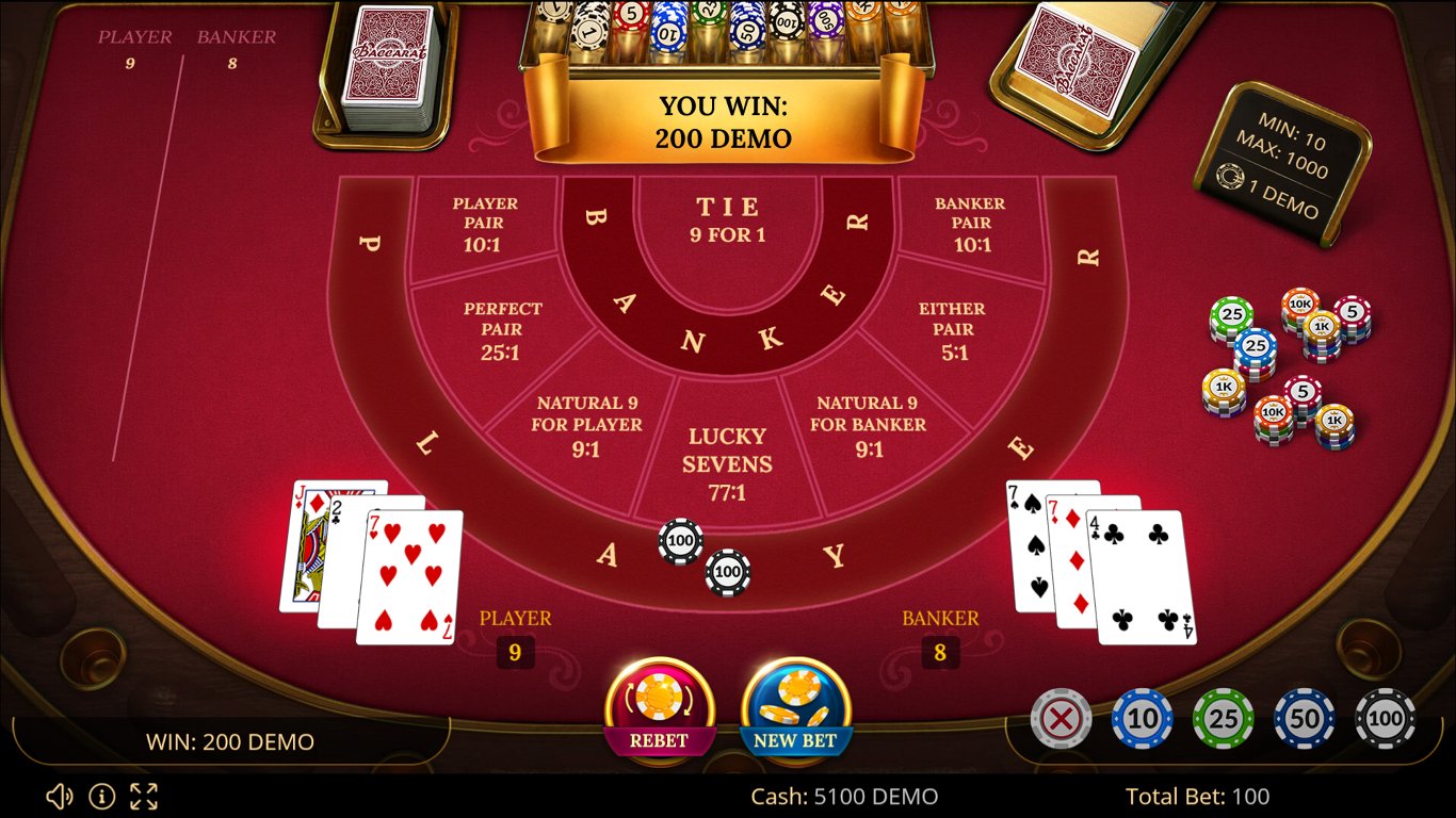 online casino usa real money baccarat game