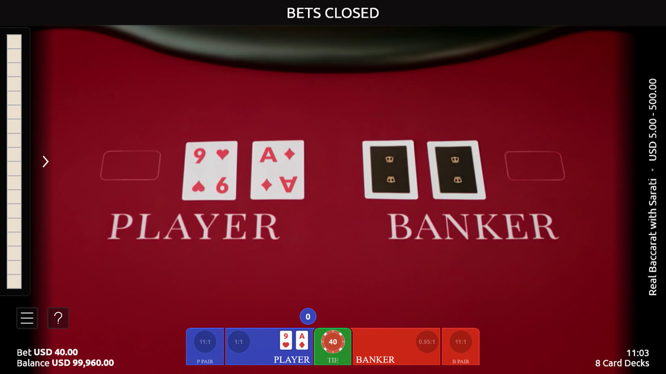 Real Baccarat with Saratti Big Image