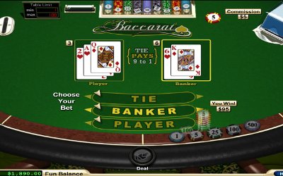 Baccarat from RTG Image